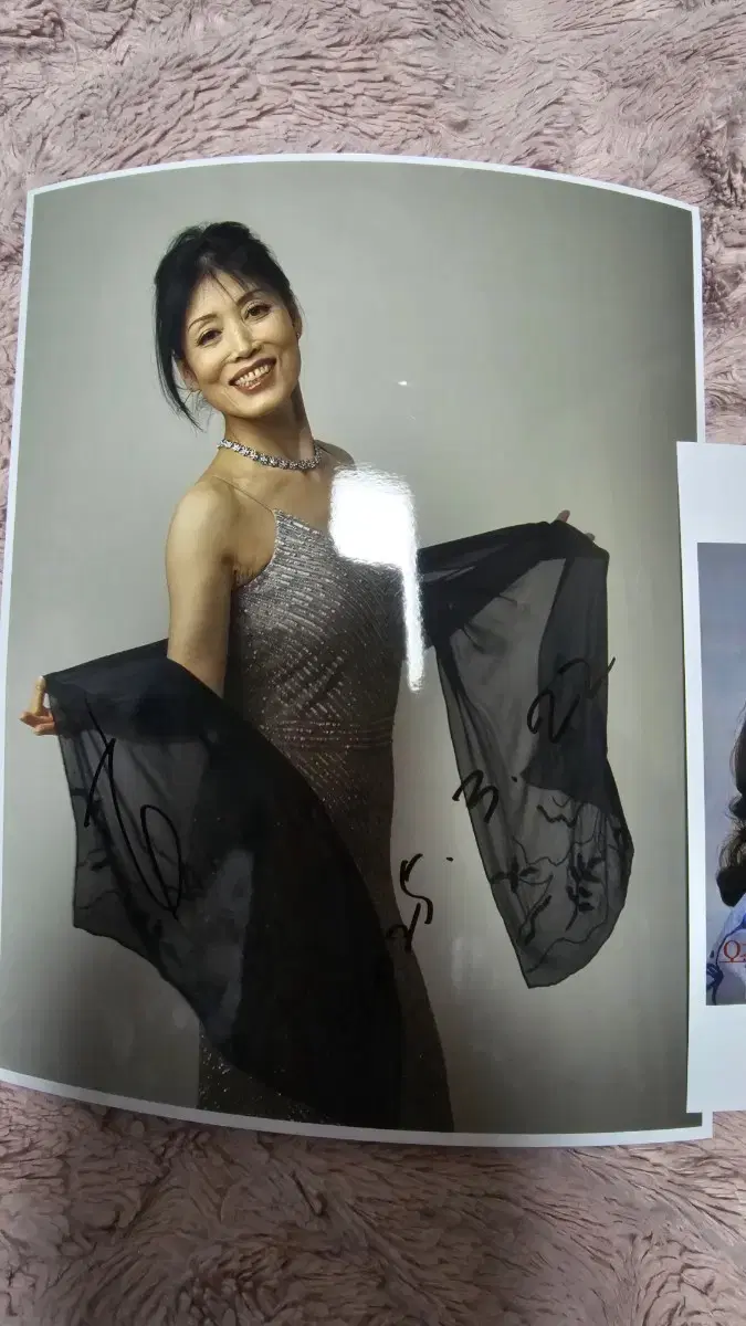 정훈희 사진 친필싸인