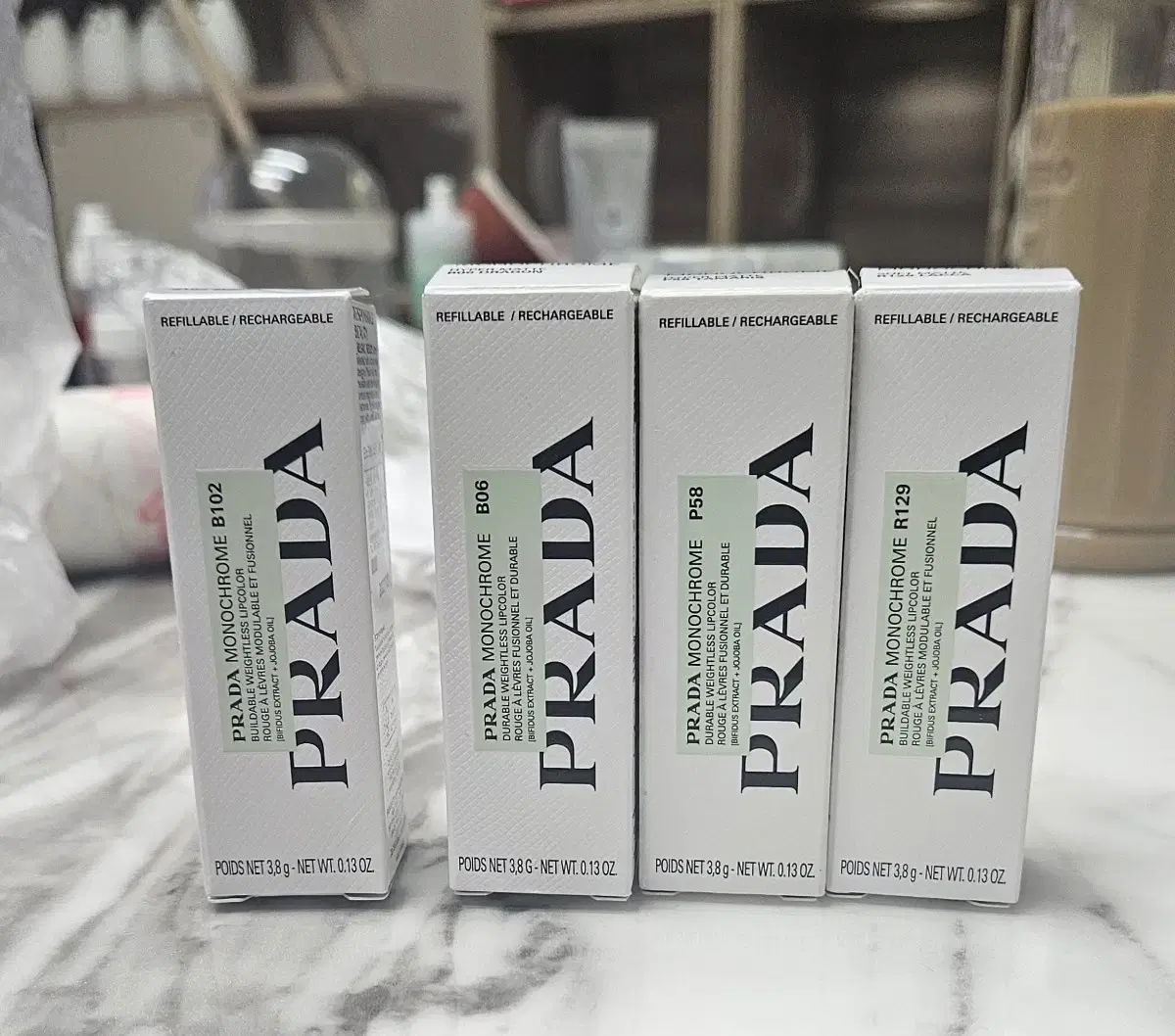 Prada Monochrome Soft Matte Lipstick B06,58