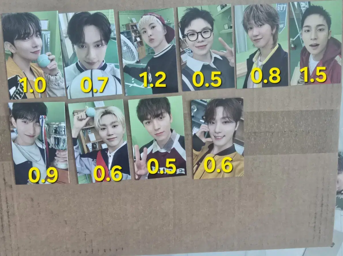 캐랜 세븐틴 스타디움자켓 포카 양도