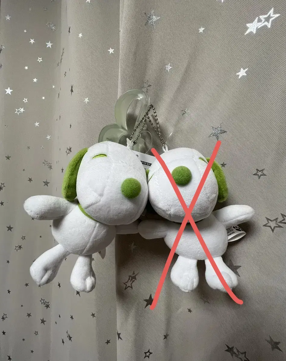 (새상품) 스누피 정품 모찌 인형 키링 12CM