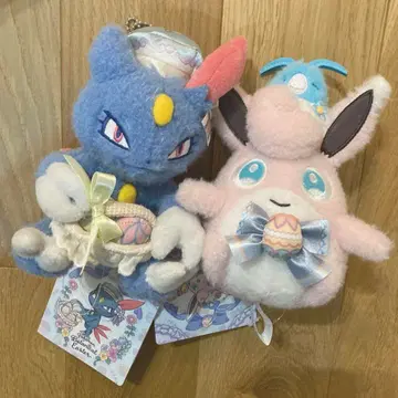 포켓몬 센터 부활절 뉴라 푸쿠린 봉제 인형 마스코트