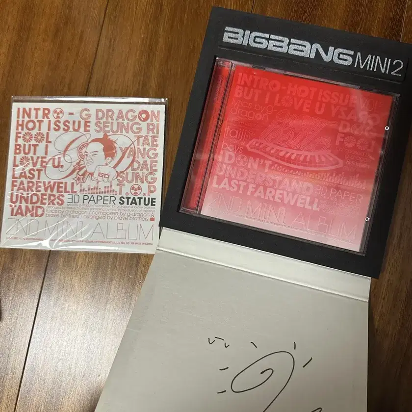 BIG BANG G dragon& Top サイン入りalbum BIG BANG G dragon& Top サイン入りalbum CD