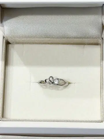사만다 티아라 반지 반지 K10 WG InfinityLoveKnot