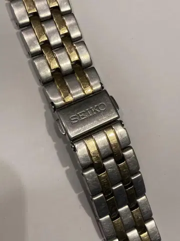 세이코 활 모양 고리 부착 스테인리스 손목시계용 벨트