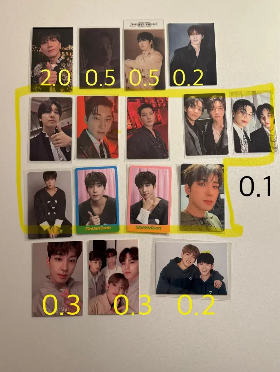 세븐틴 원우 포카