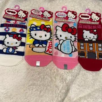 현지 키티 양말 세트 22-25cm206