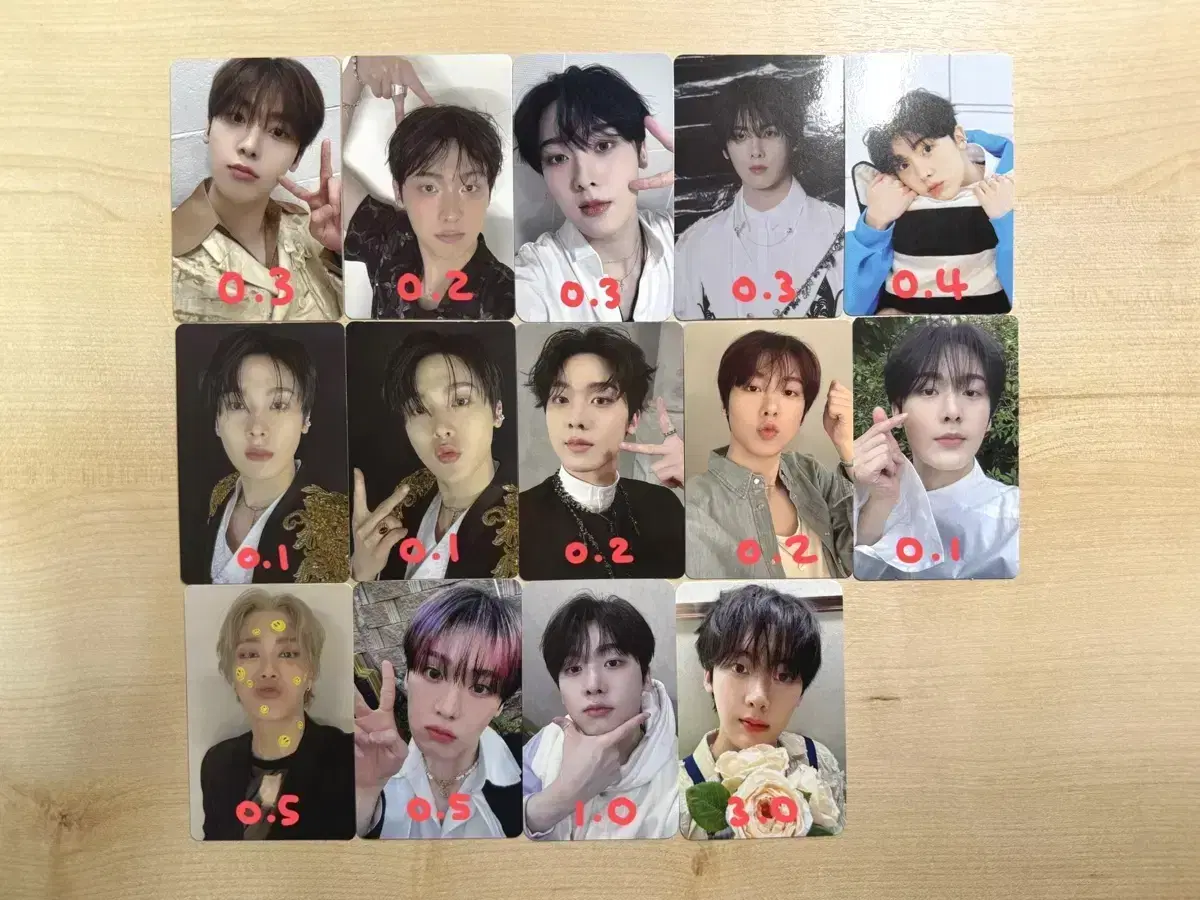 아스트로 문빈 윤산하 포토카드 일괄