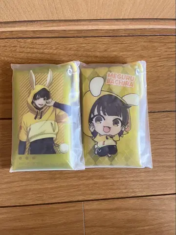 블루 록 카라비너가 달린 미니 클리어 파우치 남코 한정판 벌락회