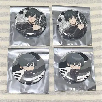블루 록 AnimeJapan 중외광업 캔뱃지 이토시 린 4점