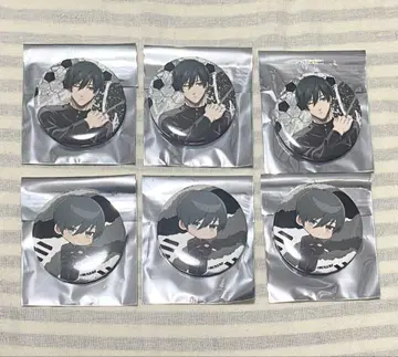 블루 록 AnimeJapan 중외광업 캔뱃지 이토시 린 6점