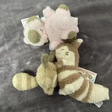포켓몬 봉제 인형 2개 세트 큰곰돌이 피피