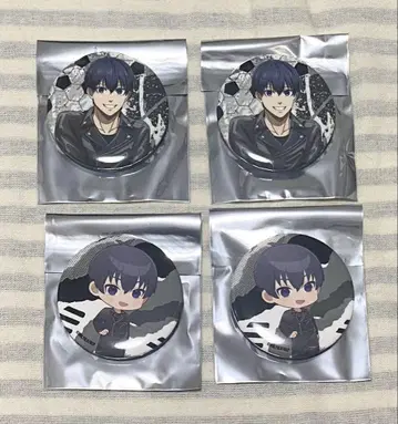 블루 록 AnimeJapan 중외광업 캔뱃지 겟세이이치 4점