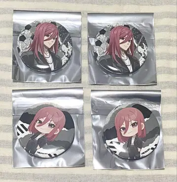 블루 록 AnimeJapan 중외광업 캔뱃지 치기리 효마 4점