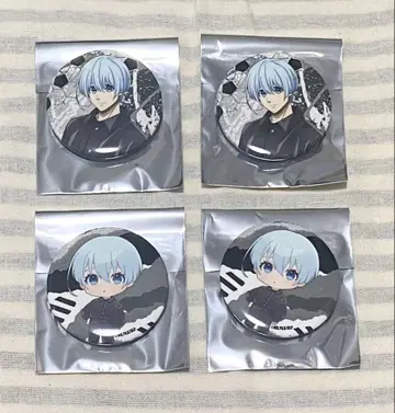 블루 록 AnimeJapan 중외광업 캔뱃지 히요리 4점