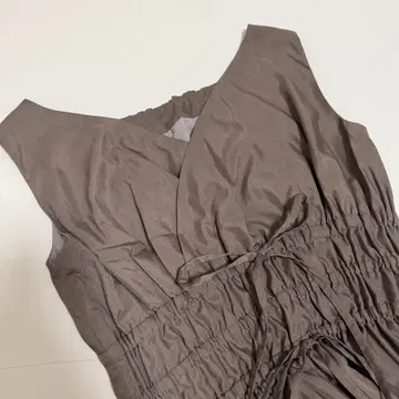 herlipto 리비에라 더블 보우 드레스 모카