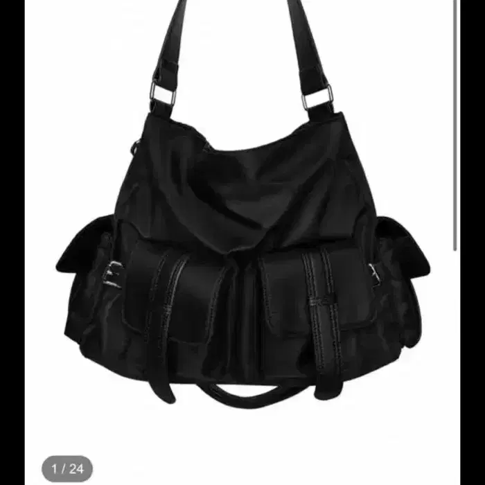 Rockcake Glossy Nylon Padded Bag Bag Black on Bunjang Global
