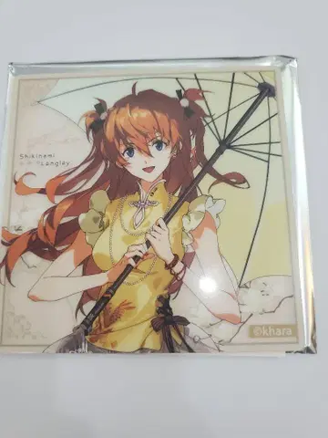 에반게리온 트레이딩 아크릴 코스터 아스카 아스카 카페 중국 한정판