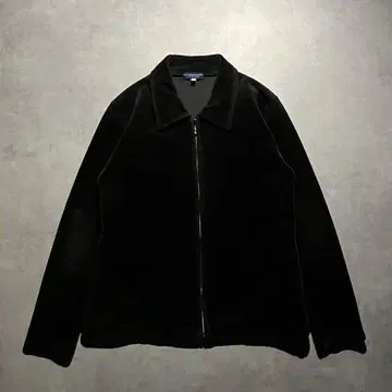 00s 벨루어 노멀코어 재킷 블라우스 Y2K