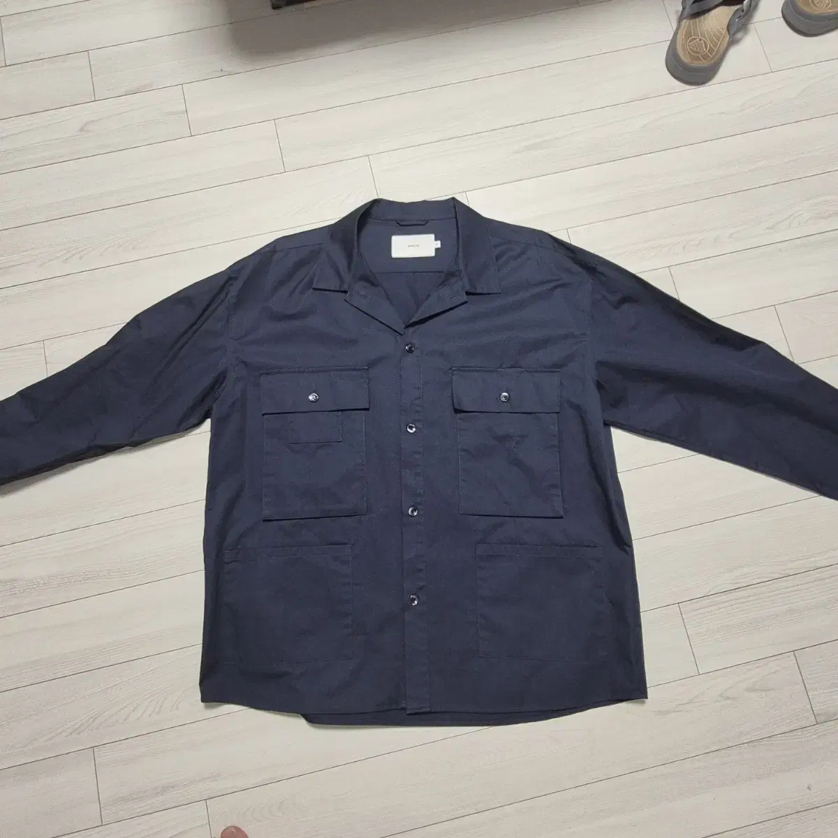 아워셀브스 satin bdu 셔켓 2사이즈 네이비