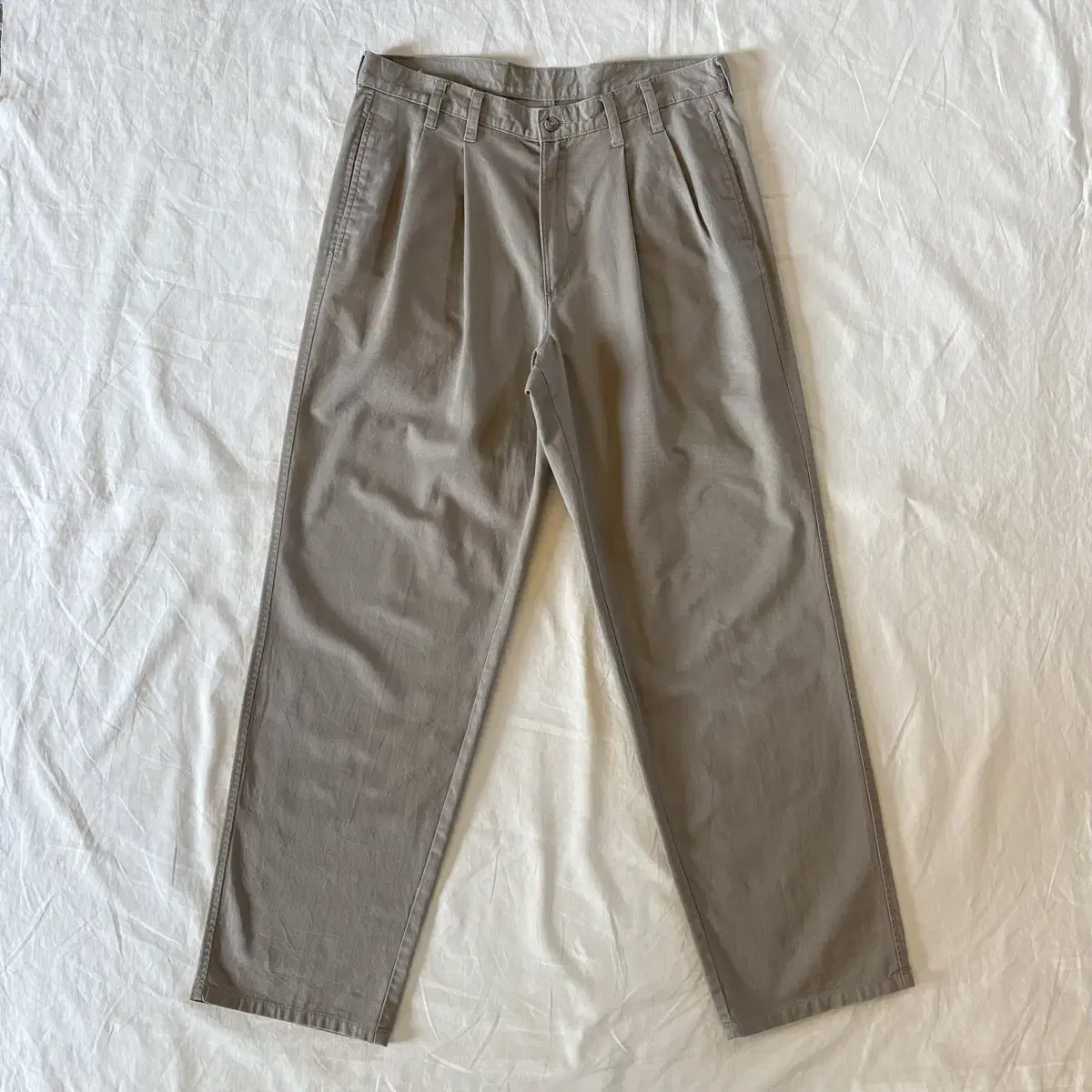 90s EDDIE BAUER 투턱 치노팬츠 (W33 L32 / 32인치)