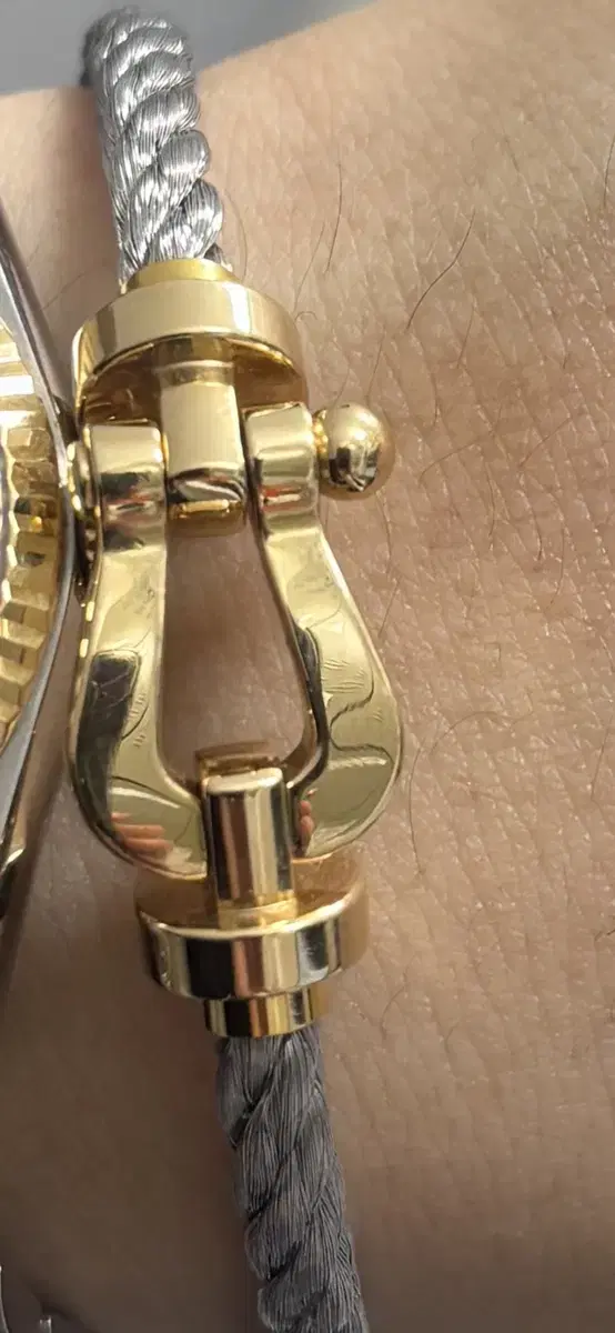 Fred Force Ten large yellow gold 18k bracelet size 16 cable