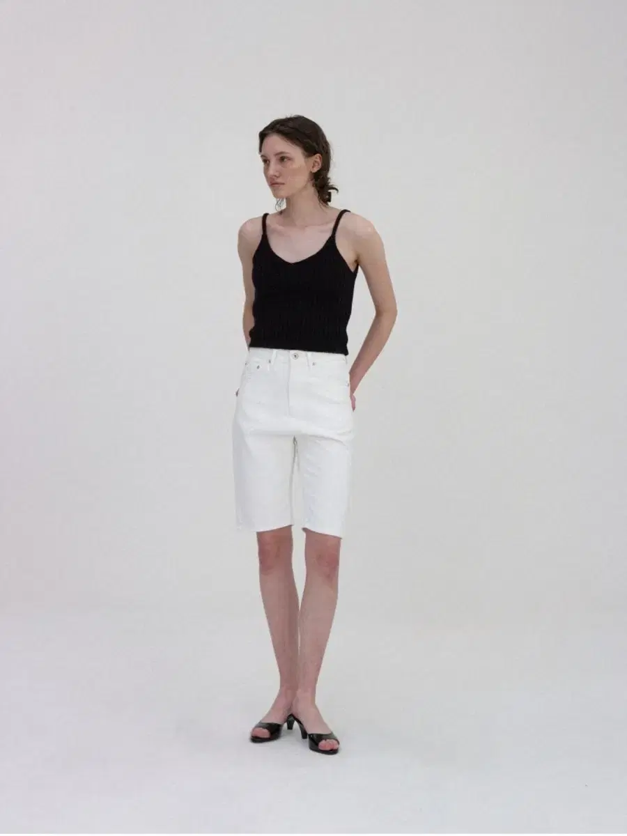 Half-white denim