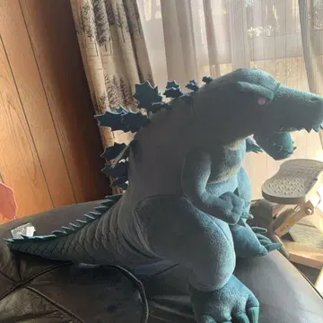고질라 봉제 인형 다크 그린 약 30cm