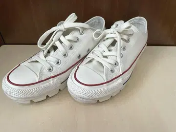 CONVERSE 통굽 스니커즈 화이트