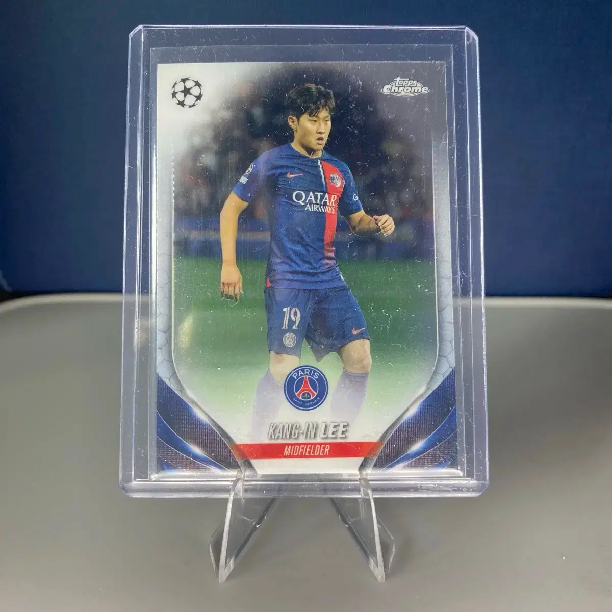 파리 PSG 대한민국 탑스 이강인 축구 카드