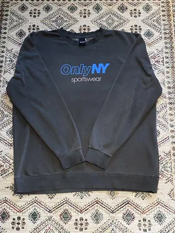 OnlyNY 스포츠 웨어 맨투맨 다크 그레이