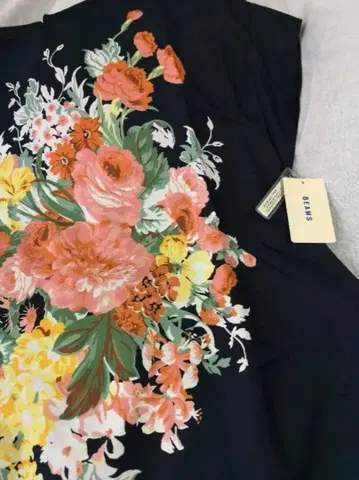 레이빔즈 ray BEAMS 새상품 플라워 무늬 원피스 플라워 Flower