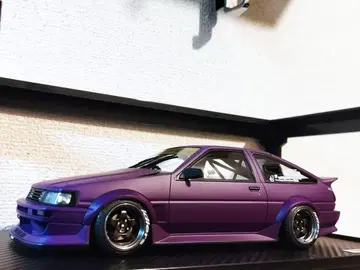 1/18 IG AE86 퍼플 RWB 윙
