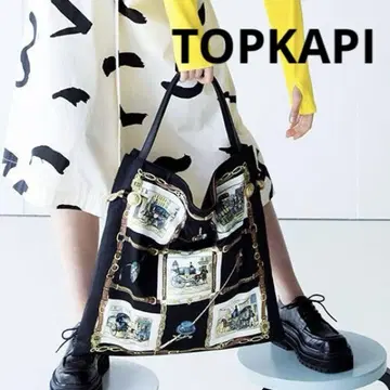 TOPKAPI TREASURE 마일드 새틴 스카프 토트백