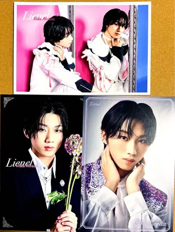 Lienel 리넬 모리타 리쿠 엽서 포스카 리리베 혜택 3장 B