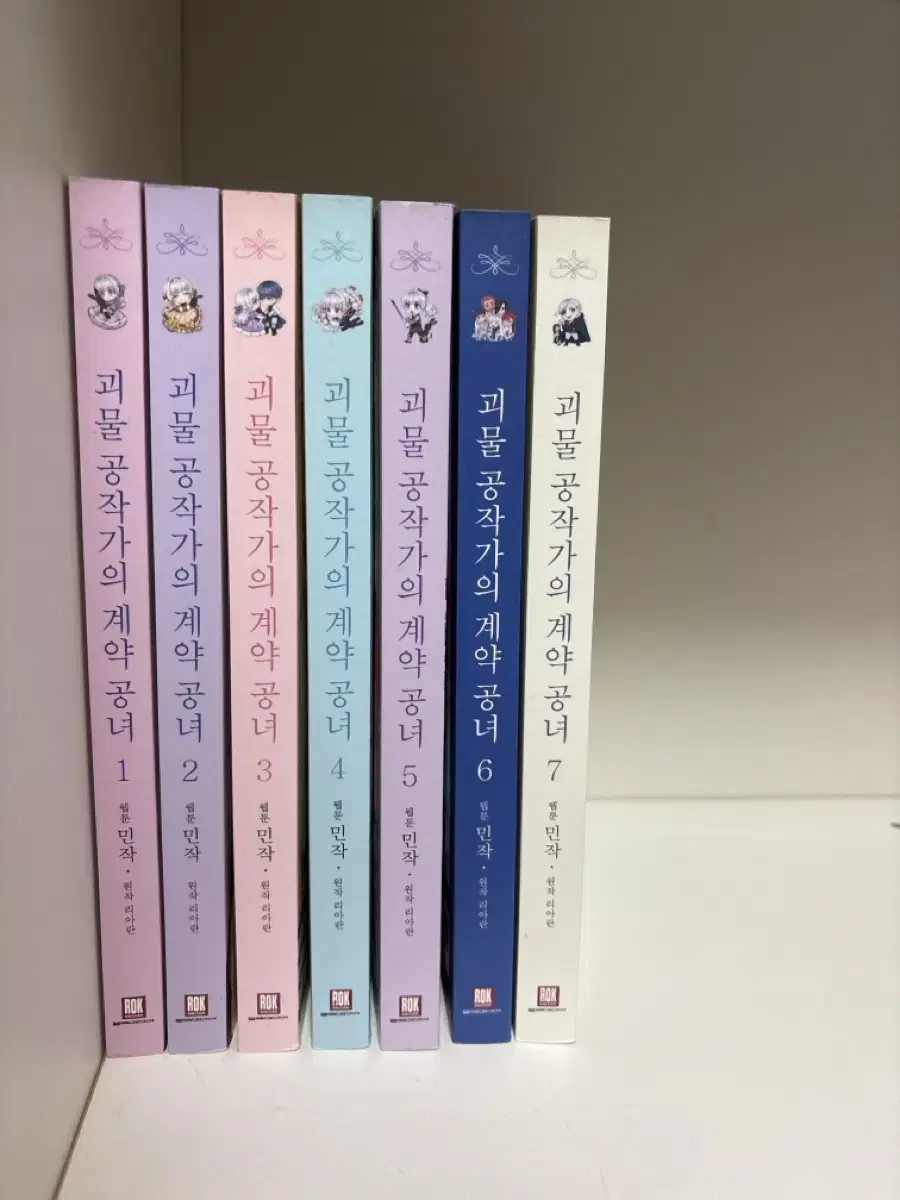 Selling The Monstrous Duke's Adopted Daughter Volumes 1-7 as a bulk for 3.3.