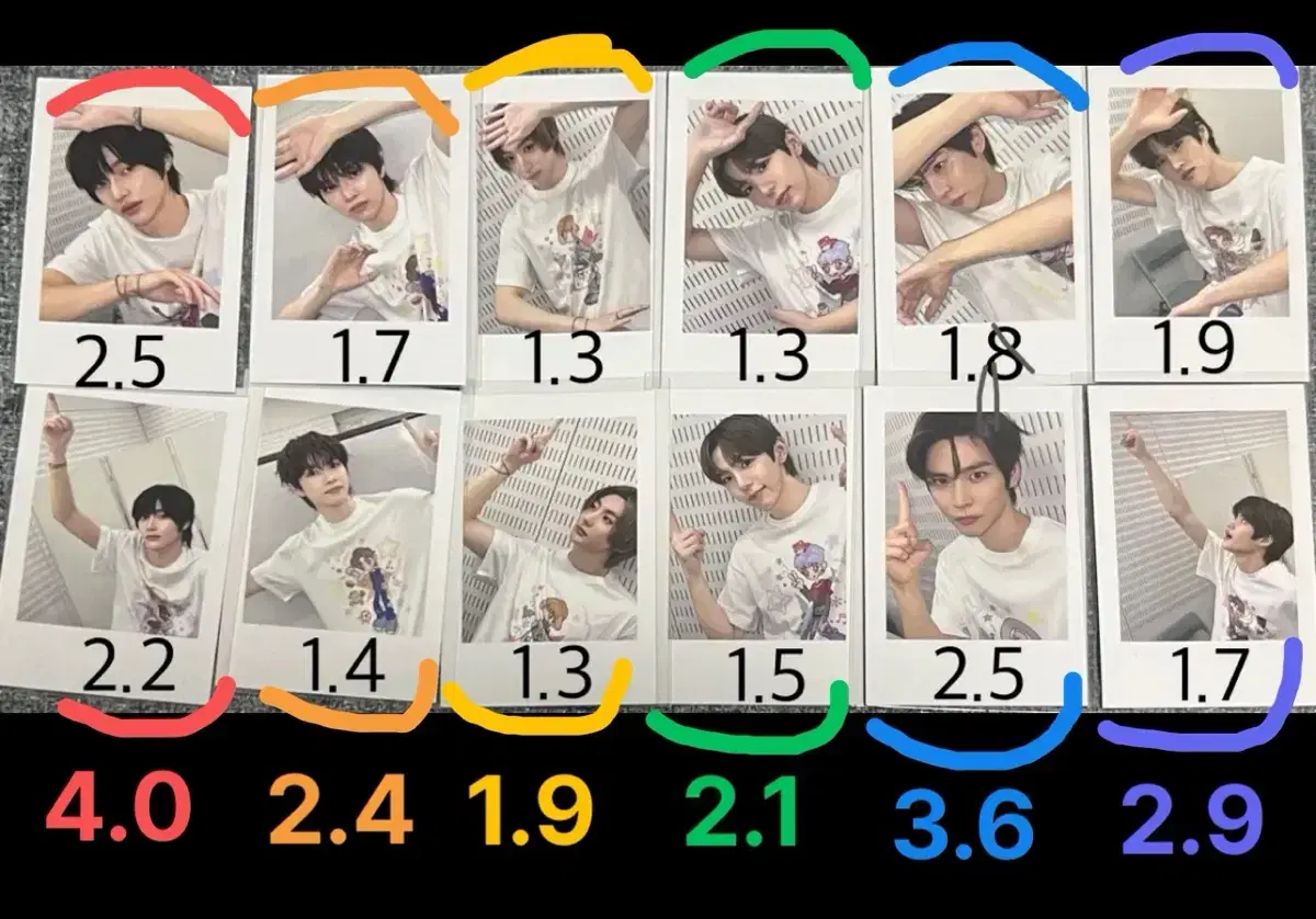 라이즈 에필로그 팝업 10만원 특전 라이즈 폴라로이드