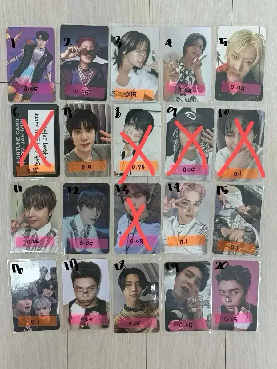 엔시티127 드림 포카 양도 재현마크도영정우유타쟈니런쥔재민시그트레카