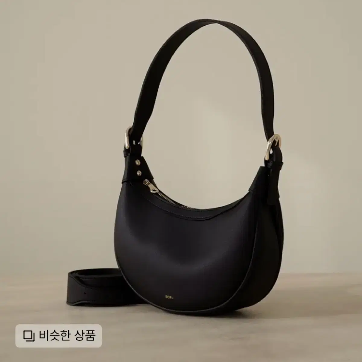 [무신사 인기상품] 에크릿 하프문백 블랙
