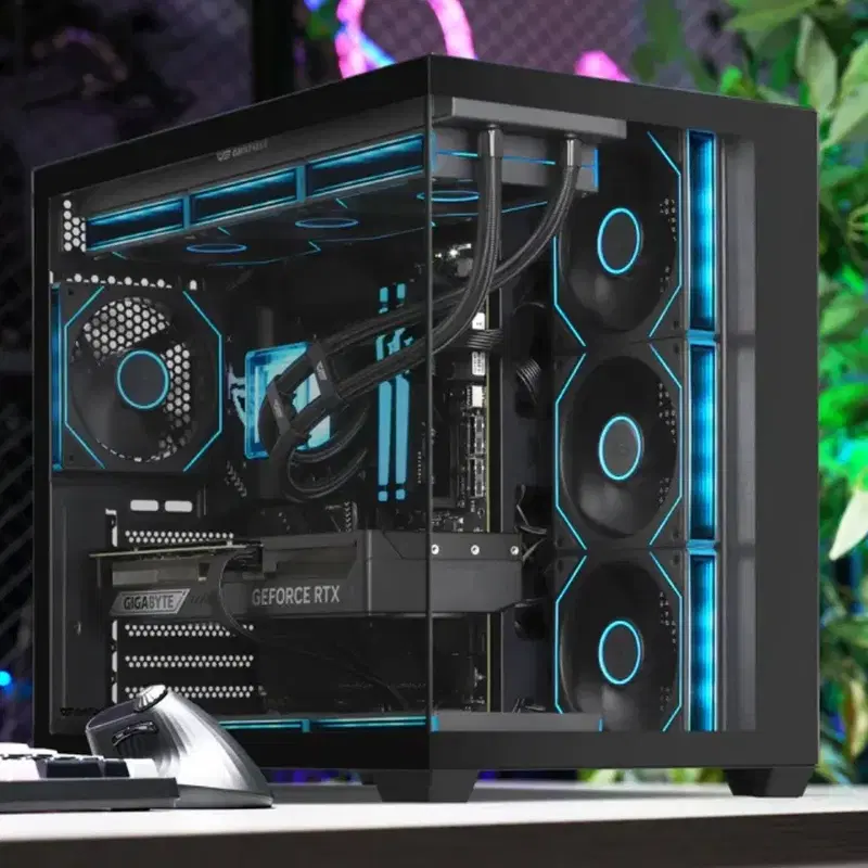 14)9600X +RTX5070 블랙감성 컴퓨터