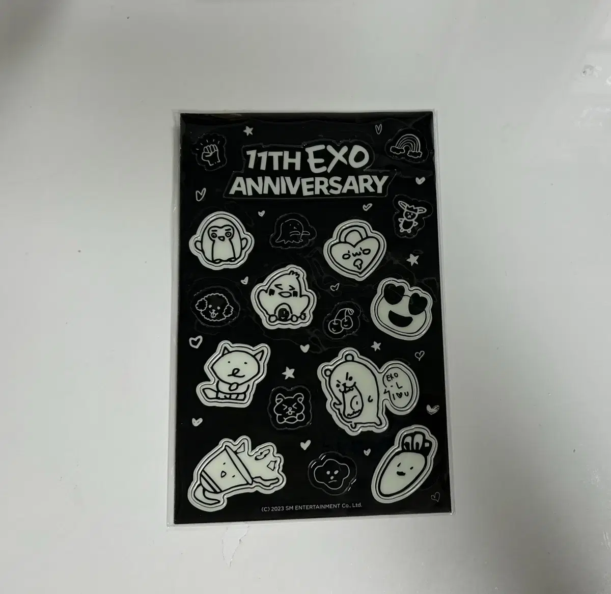 엑소 액소클락 11주년 야광스티커 양도