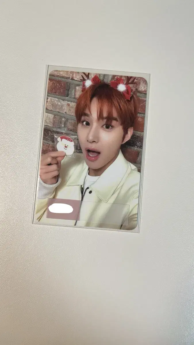 엔시티127 정우 핑크크리스마스 포카 양도