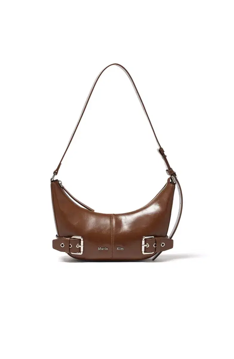 마땡킴 BELTED SHOULDER BAG IN BROWN