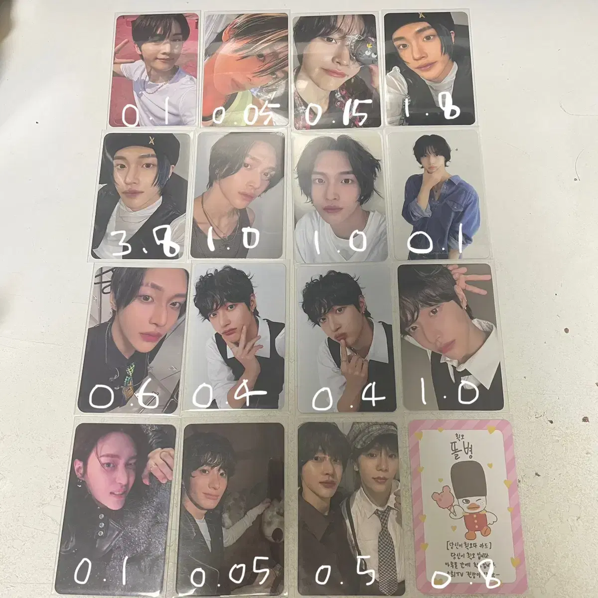 라이즈 원빈 포카 미공포 럭드 앨포 양도