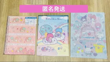 산리오 키키라라 리틀 트윈 스타 파일 노트 루즈 리프