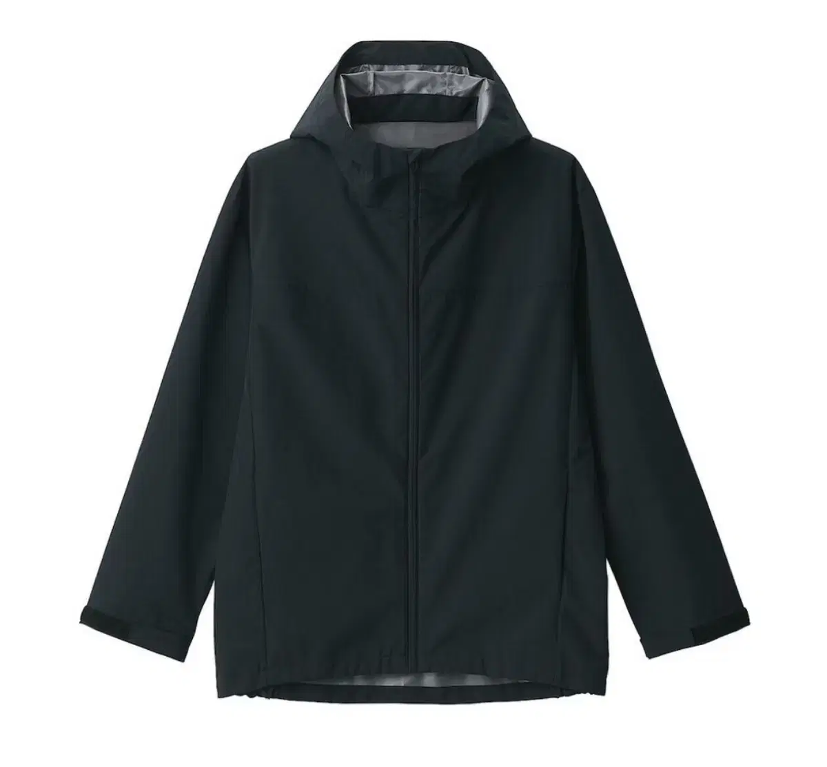 Muji 무인양품 바람막이 L 블랙