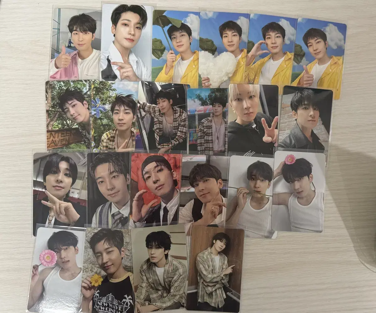 세븐틴 원우 포카 일괄 판매합니다