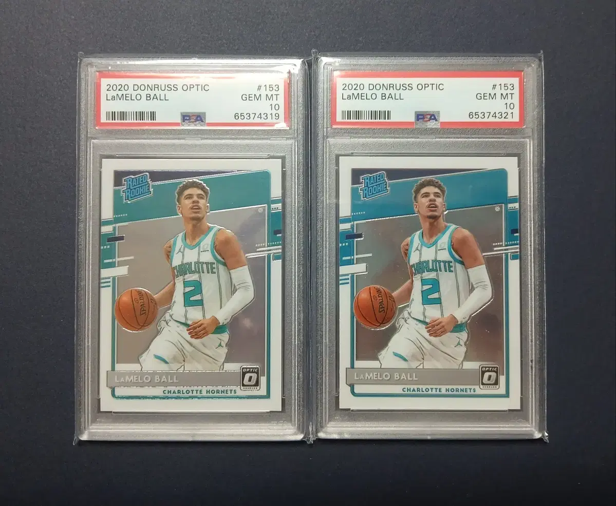 NBA Lamelo Ball Donruss Optic Rookie PSA10