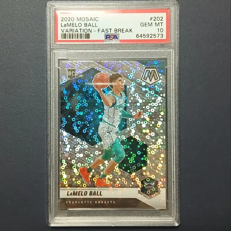 NBA 라멜로볼 루키 모자이크 베리에이션 PSA10
