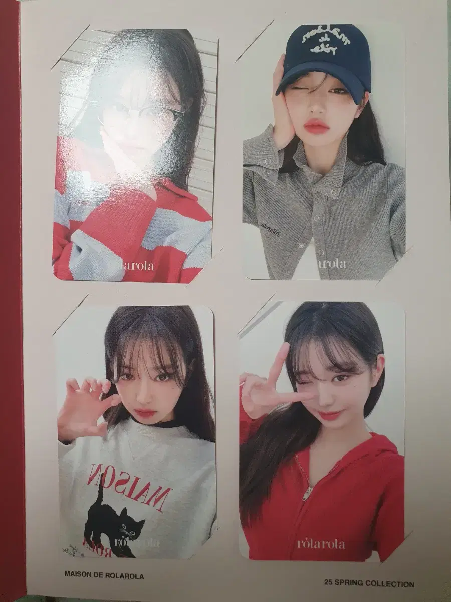 로라로라 장원영 포토카드 싸게 팝니다