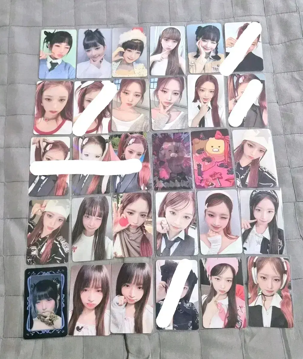 아이브 레이 포카 앨범 구성품 엠디 굿즈 일괄 처분 유진가을원영리즈이서